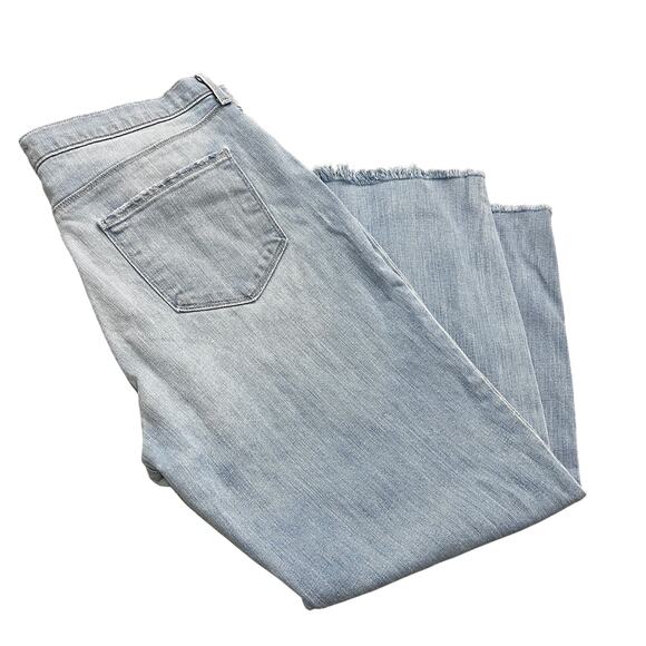 L'AGENCE Sada High Rise Slim Fit Cropped Light Wash Jeans Size 31 - Picture 7 of 9